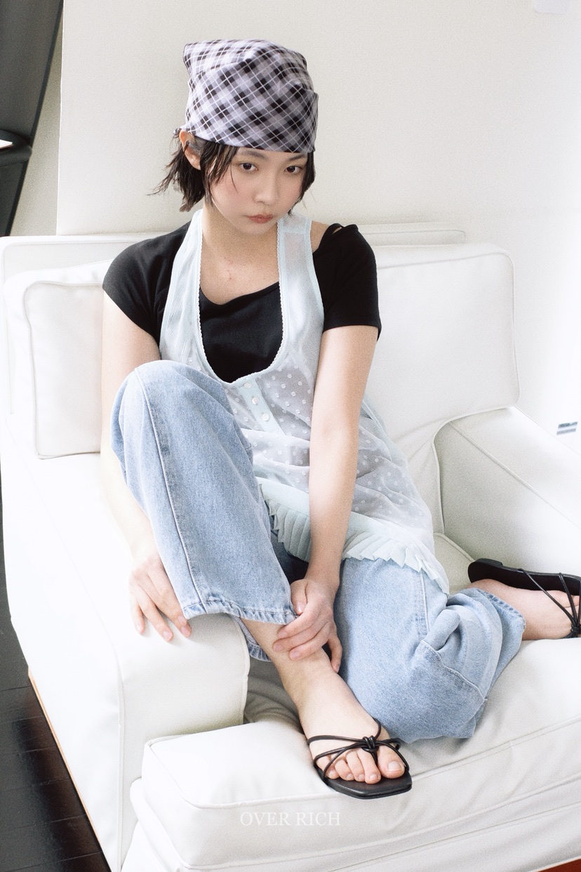 OVER RICH東大門實拍女士新款熱賣時尚真品人氣吊帶背心OVER RICH吊帶/背心