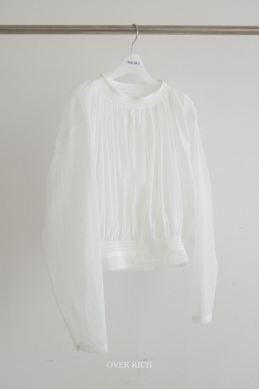 OVER RICH韓國代購女裝新品推薦休閑職業襯衫蕾絲衫透視OVER RICH襯衫/蕾絲衫圖色3