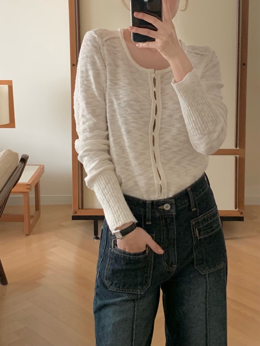 LEGACY韓國代購女裝新品推薦26春夏休閑熱賣針織衫開衫紐扣LEGACY針織衫