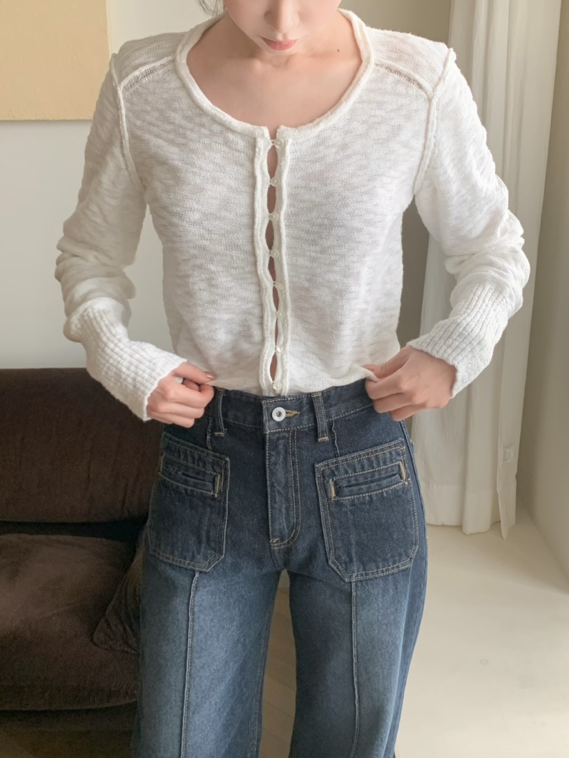 LEGACY韓國代購女裝新品推薦26春夏休閑熱賣針織衫開衫紐扣LEGACY針織衫