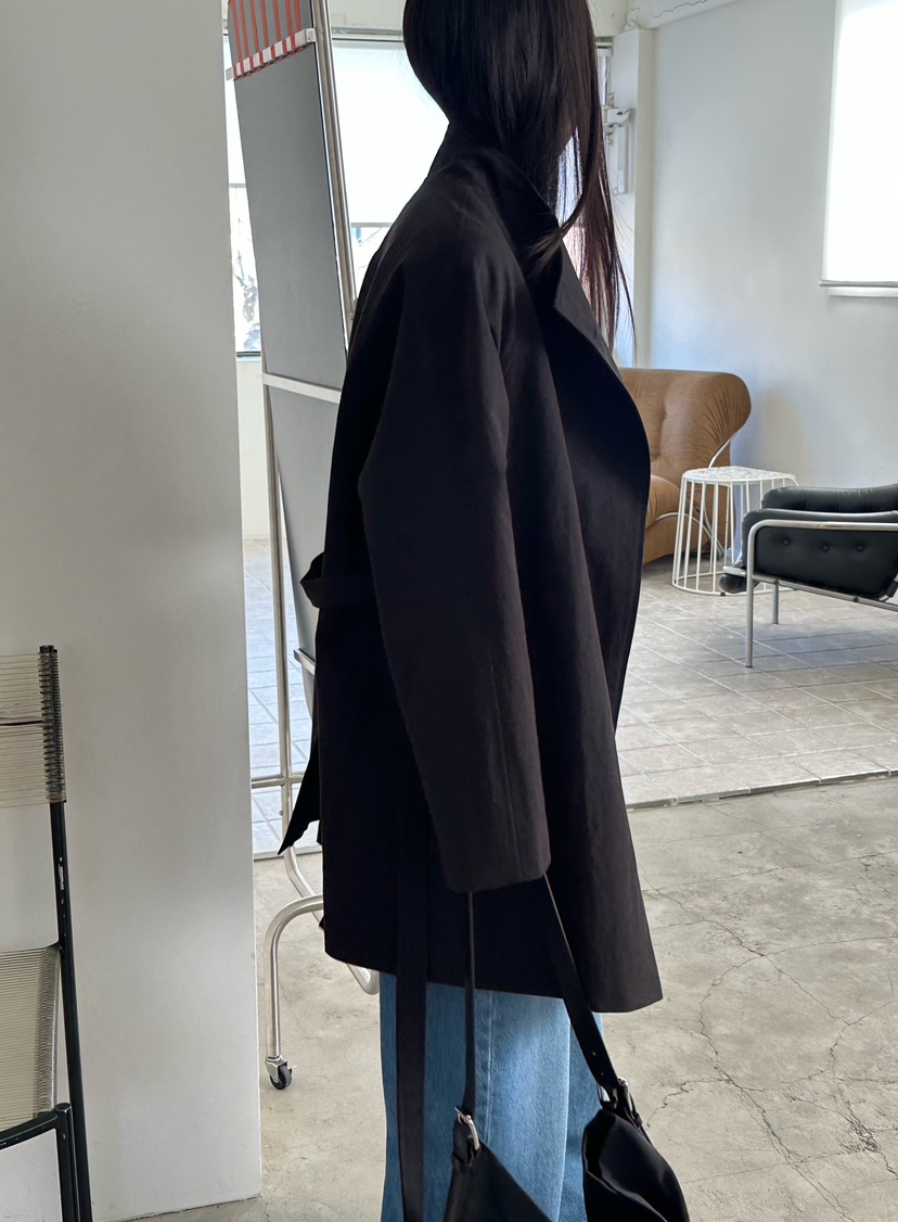 LE VASE東大門代購女士新品真品時尚熱賣26春夏夾克含腰帶LE VASE夾克