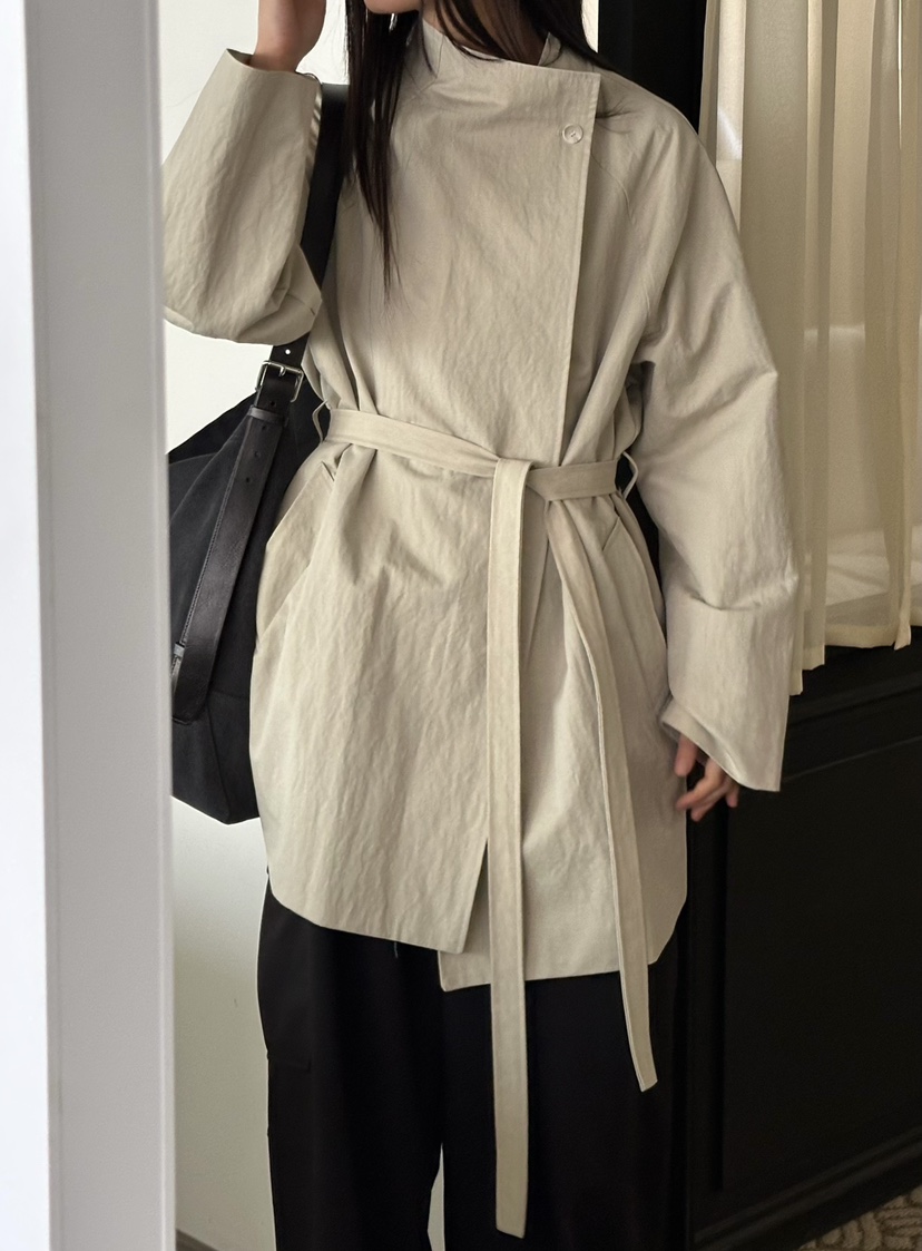 LE VASE東大門代購女士新品真品時尚熱賣26春夏夾克含腰帶LE VASE夾克