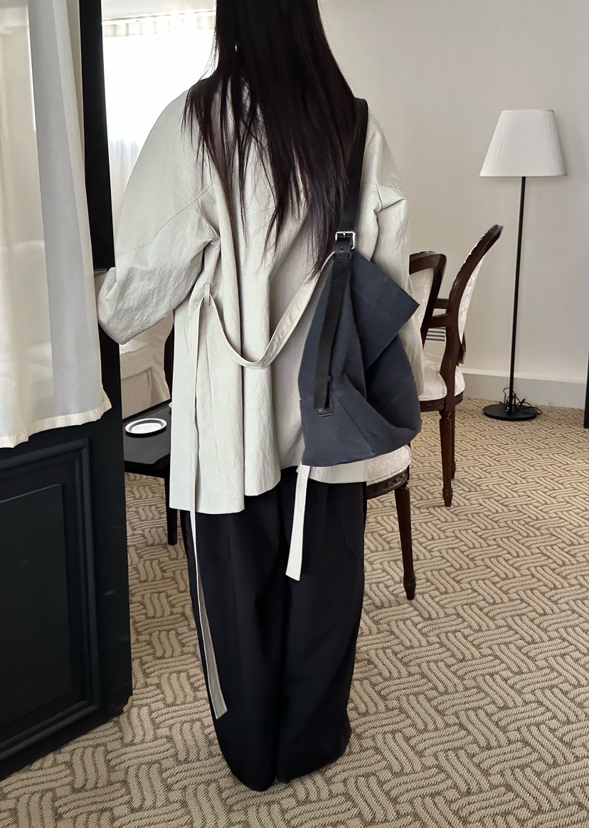 LE VASE東大門代購女士新品真品時尚熱賣26春夏夾克含腰帶LE VASE夾克