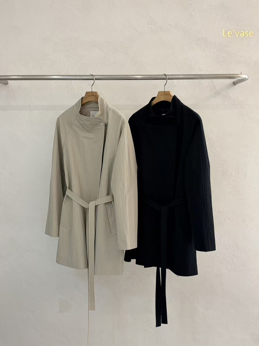 LE VASE東大門代購女士新品真品時尚熱賣26春夏夾克含腰帶LE VASE夾克