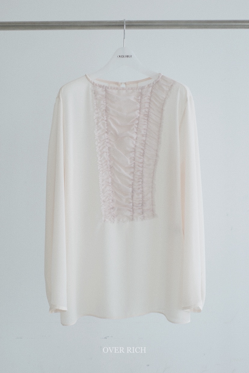 OVER RICH東大門直郵女裝新款熱賣時尚真品休閑襯衫蕾絲衫OVER RICH襯衫/蕾絲衫圖色2