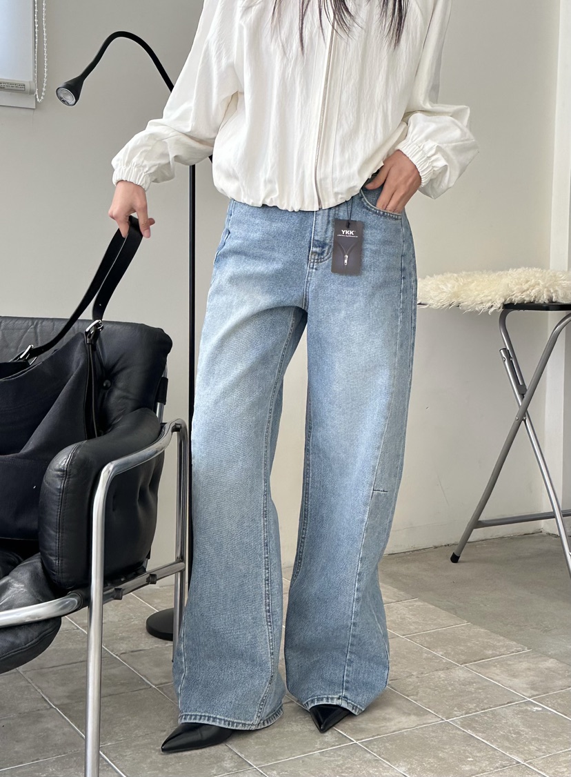 LE VASE東大門實拍女士新品熱賣推薦時尚職業真品牛仔褲LE VASE牛仔褲