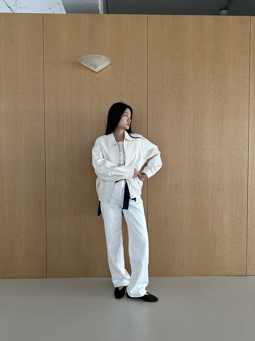 NDE韓國直郵女士新款真品熱賣人氣職業休閑推薦26春夏夾克棉質BOHEME_NDE夾克