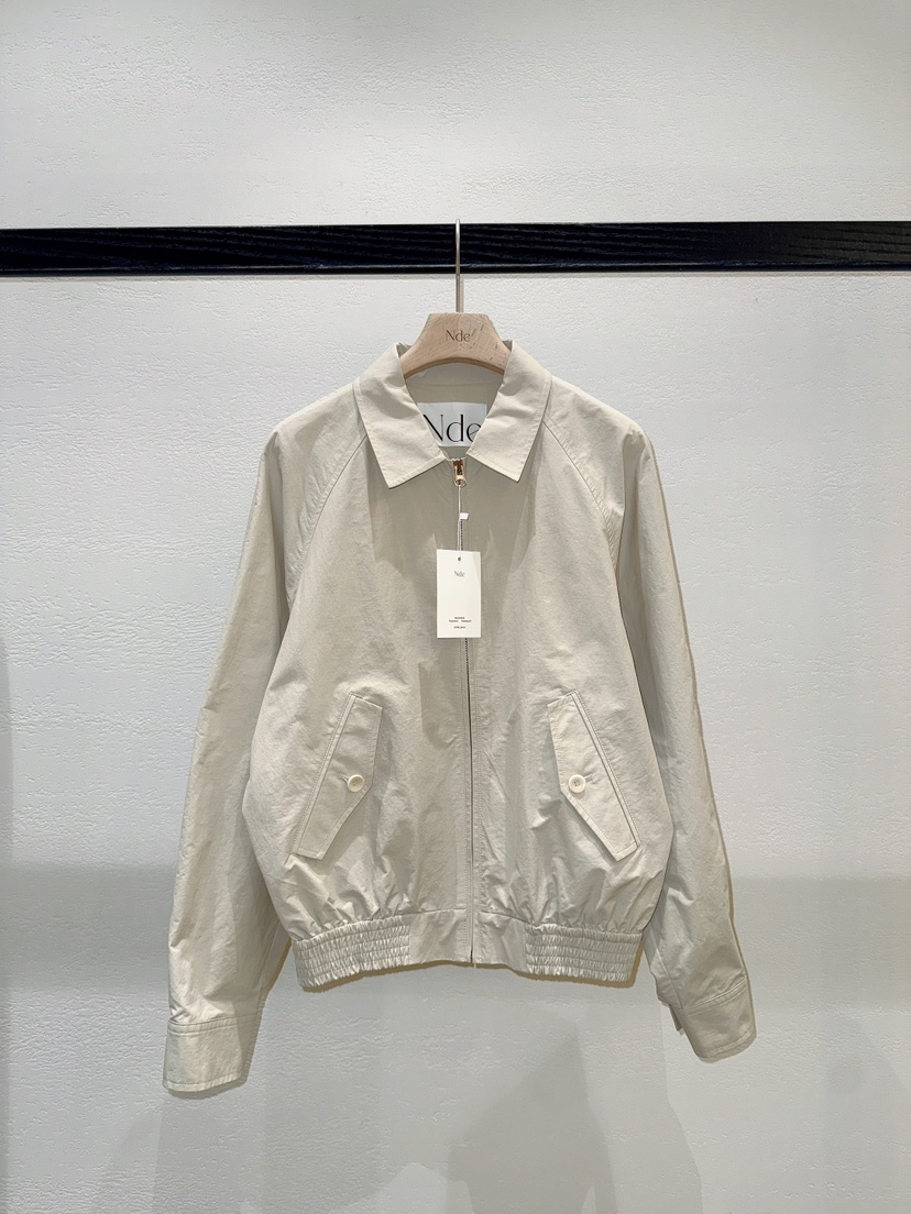 NDE韓國直郵女士新款真品熱賣人氣職業休閑推薦26春夏夾克棉質BOHEME_NDE夾克圖色2