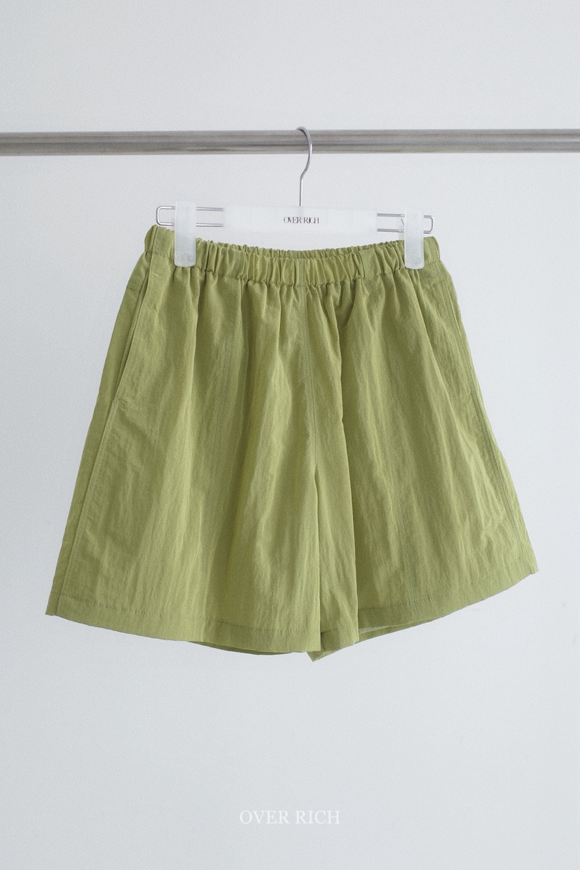 OVER RICH韓國代購女裝新品26春夏人氣休閑時尚熱賣短褲OVER RICH短褲圖色1