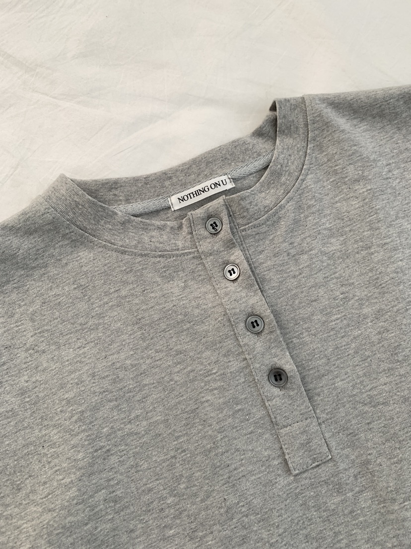 NOTHING韓國直郵女裝新品真品熱賣休閑推薦長袖T恤假兩件NOTHING長袖T恤