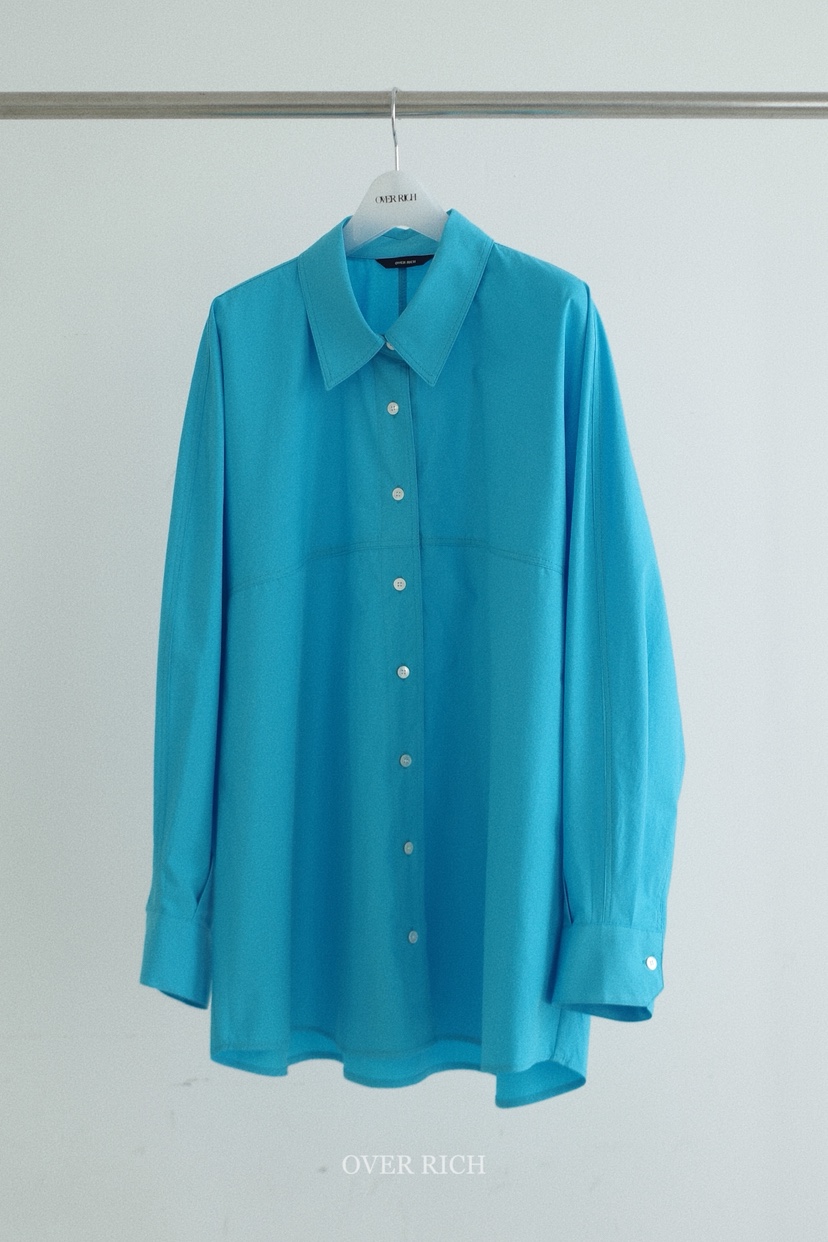 OVER RICH韓國代購女裝新品人氣熱賣時尚推薦襯衫蕾絲衫OVER RICH襯衫/蕾絲衫圖色1