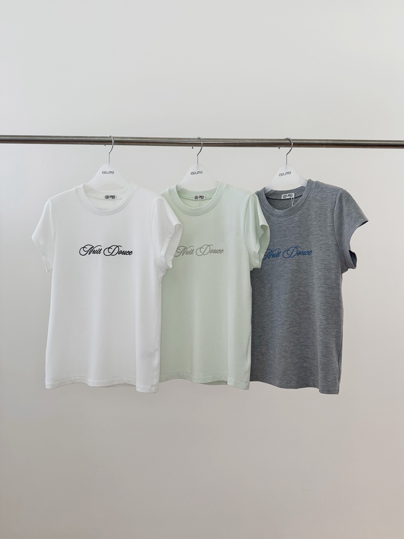 ERUME韓國代購女裝新款人氣職業推薦26春夏時尚熱賣休閑T恤ERUMET恤