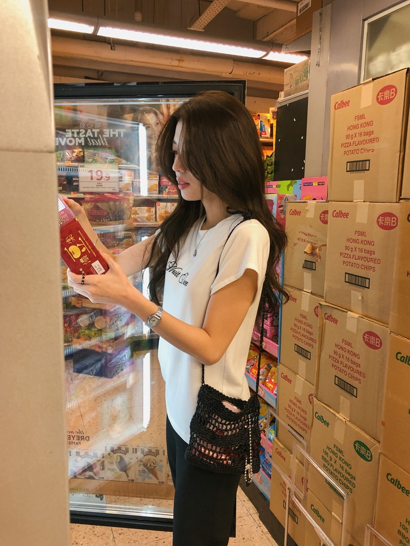 ERUME韓國代購女裝新款人氣職業推薦26春夏時尚熱賣休閑T恤ERUMET恤