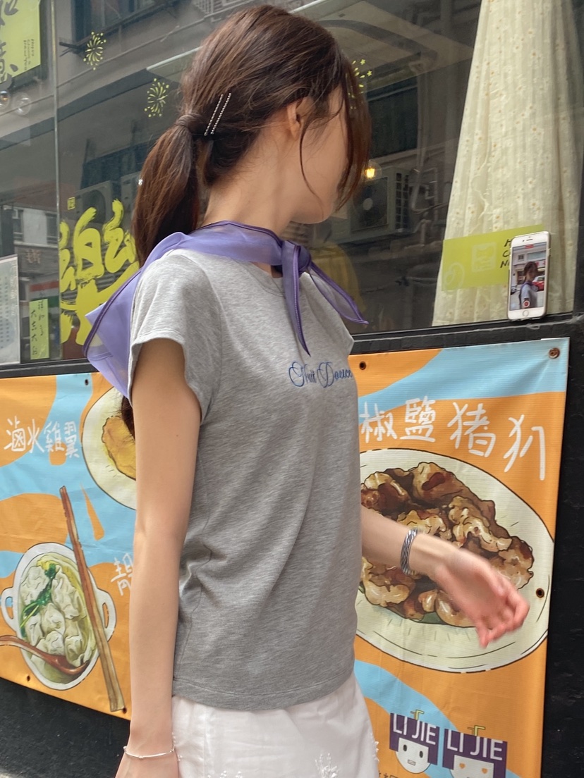 ERUME韓國代購女裝新款人氣職業推薦26春夏時尚熱賣休閑T恤ERUMET恤