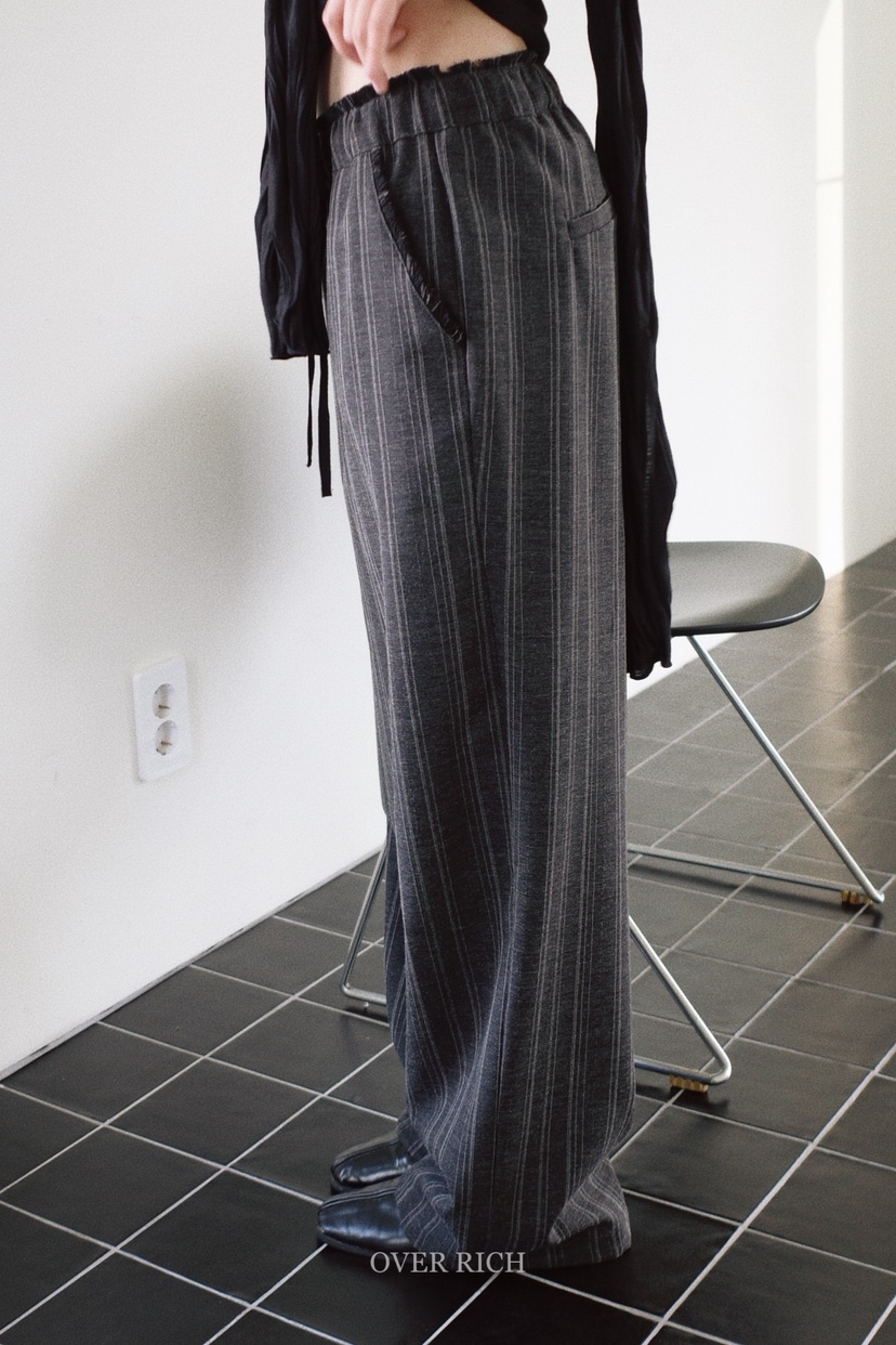 OVER RICH韓國直郵女裝新品推薦熱賣職業真品時尚休閑褲OVER RICH休閑褲