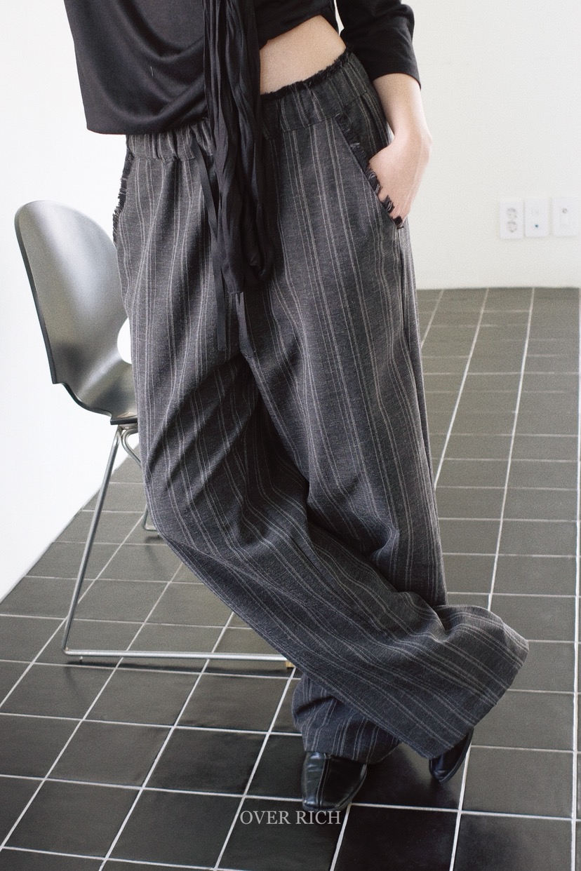 OVER RICH韓國直郵女裝新品推薦熱賣職業真品時尚休閑褲OVER RICH休閑褲
