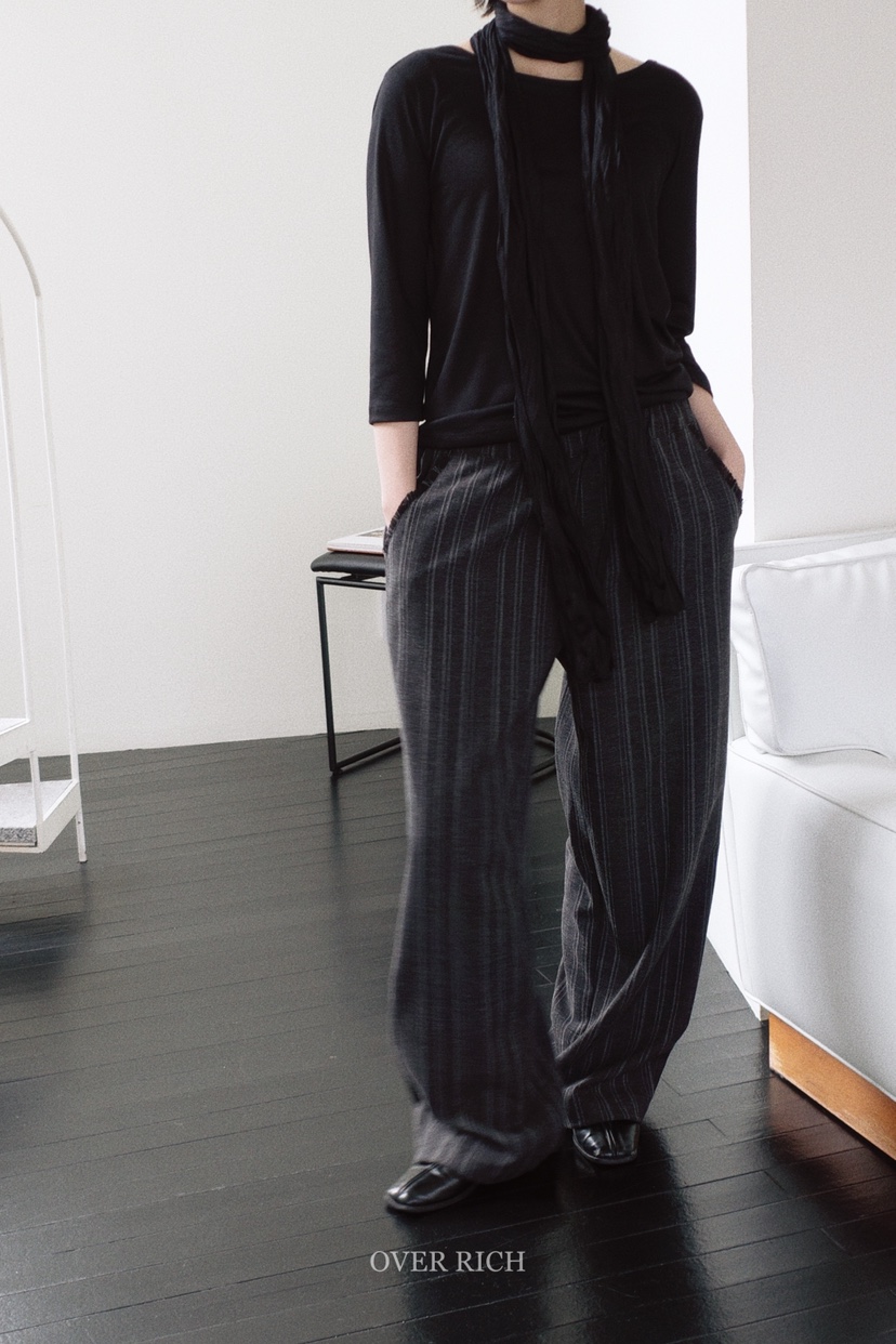 OVER RICH韓國直郵女裝新品推薦熱賣職業真品時尚休閑褲OVER RICH休閑褲