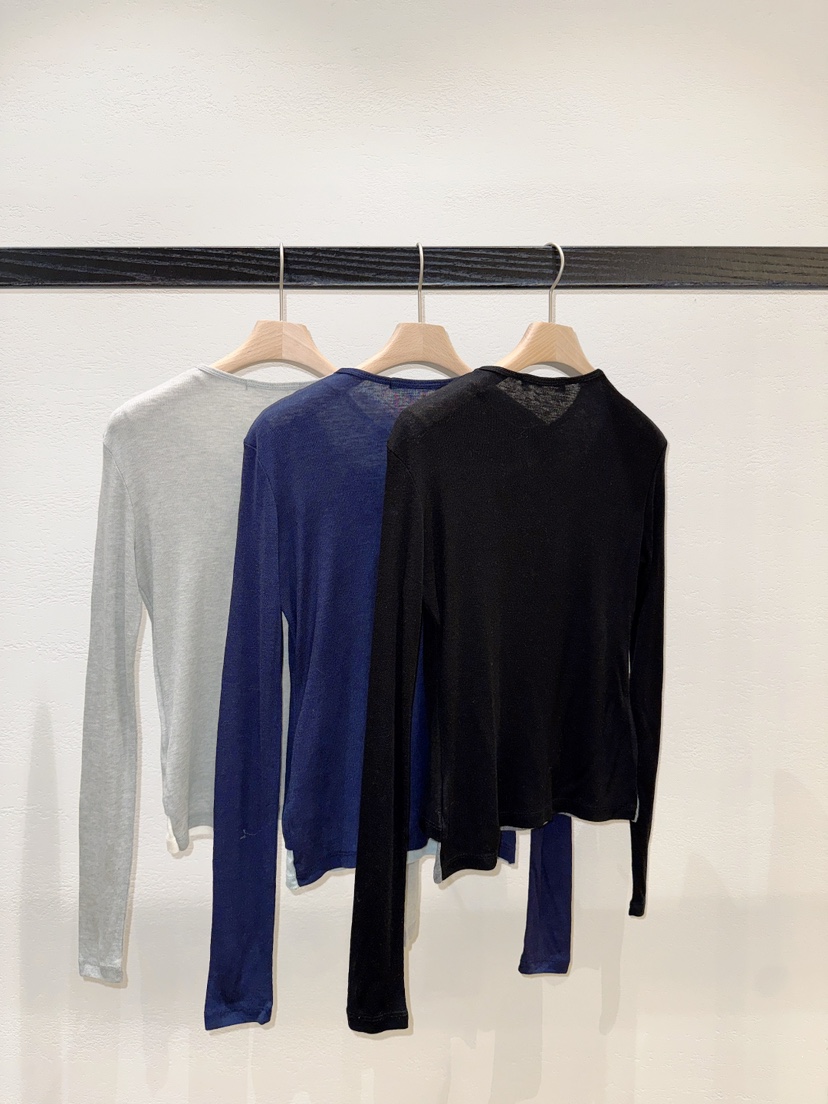 NDE韓國代購女士新款熱賣26春夏職業人氣真品時尚長袖T恤BOHEME_NDE長袖T恤