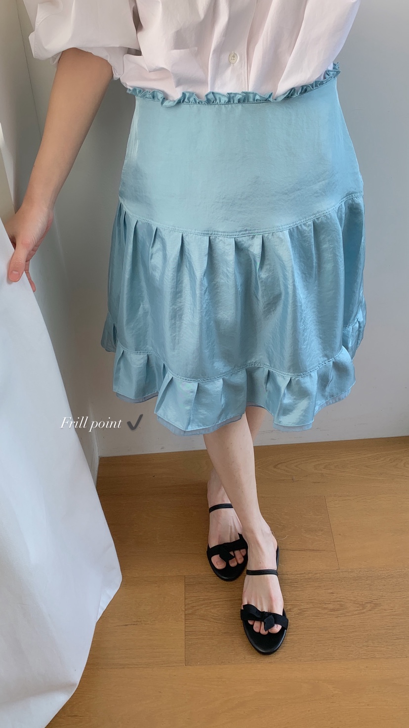 OVER RICH韓國代購女士新品熱賣時尚休閑人氣半身裙中短裙OVER RICH半身裙/中短裙