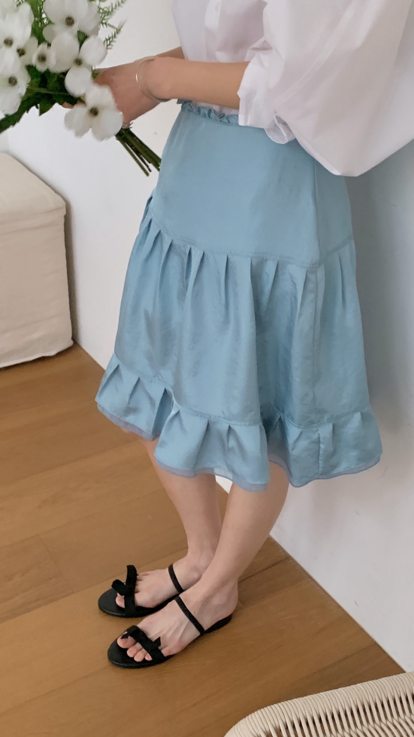 OVER RICH韓國代購女士新品熱賣時尚休閑人氣半身裙中短裙OVER RICH半身裙/中短裙