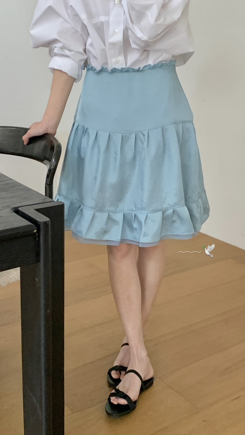 OVER RICH韓國代購女士新品熱賣時尚休閑人氣半身裙中短裙OVER RICH半身裙/中短裙