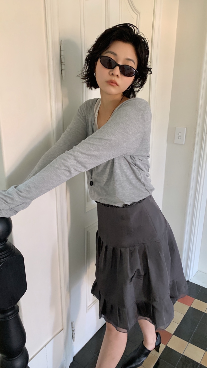 OVER RICH韓國代購女士新品熱賣時尚休閑人氣半身裙中短裙OVER RICH半身裙/中短裙