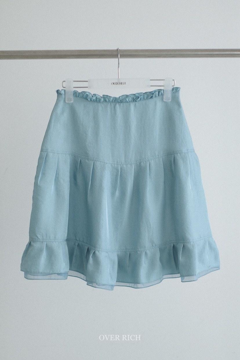 OVER RICH韓國代購女士新品熱賣時尚休閑人氣半身裙中短裙OVER RICH半身裙/中短裙圖色4