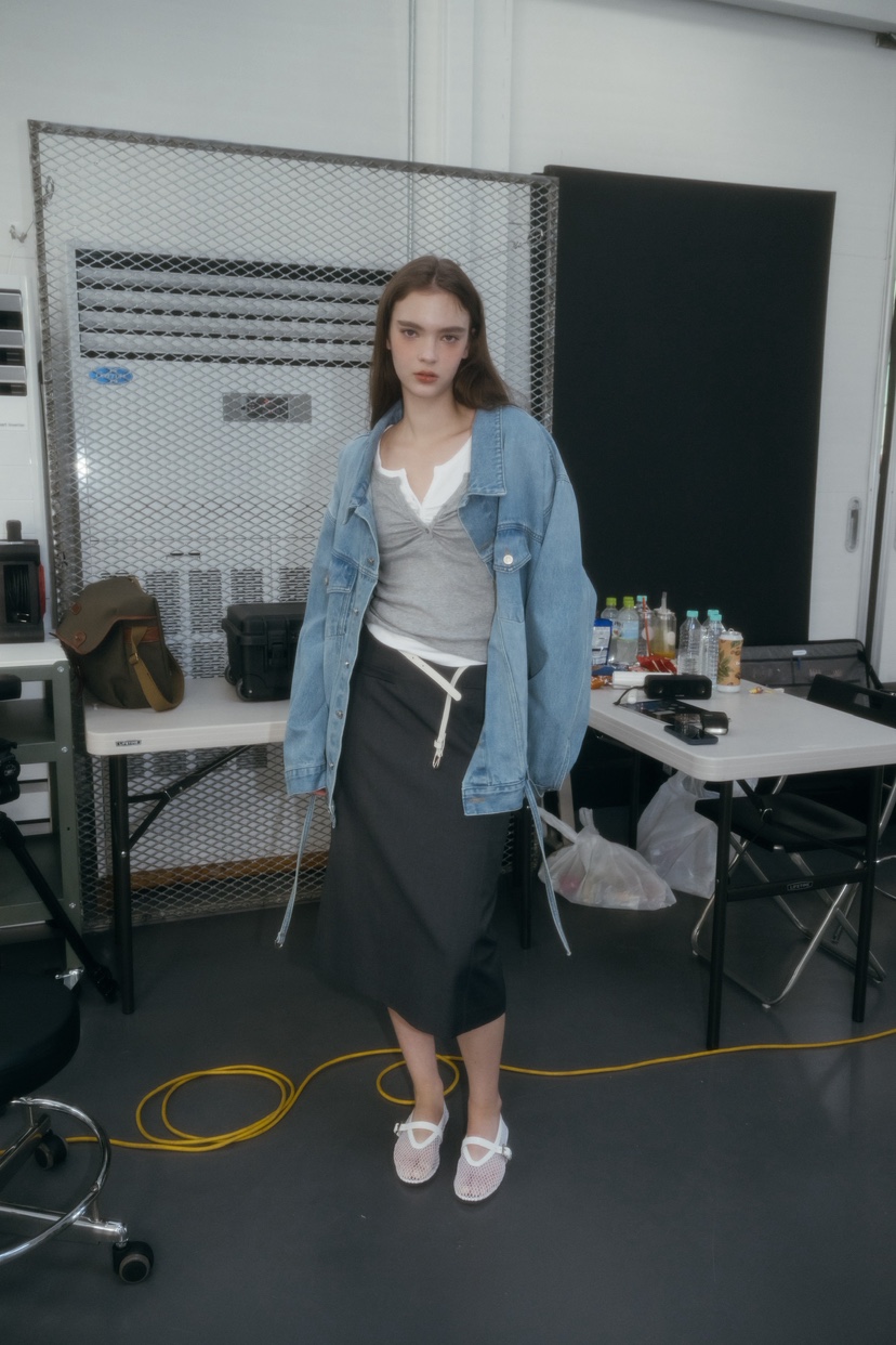 UNBOUND韓國直郵女士新款真品人氣26春夏休閑夾克寬松牛仔UNBOUND夾克