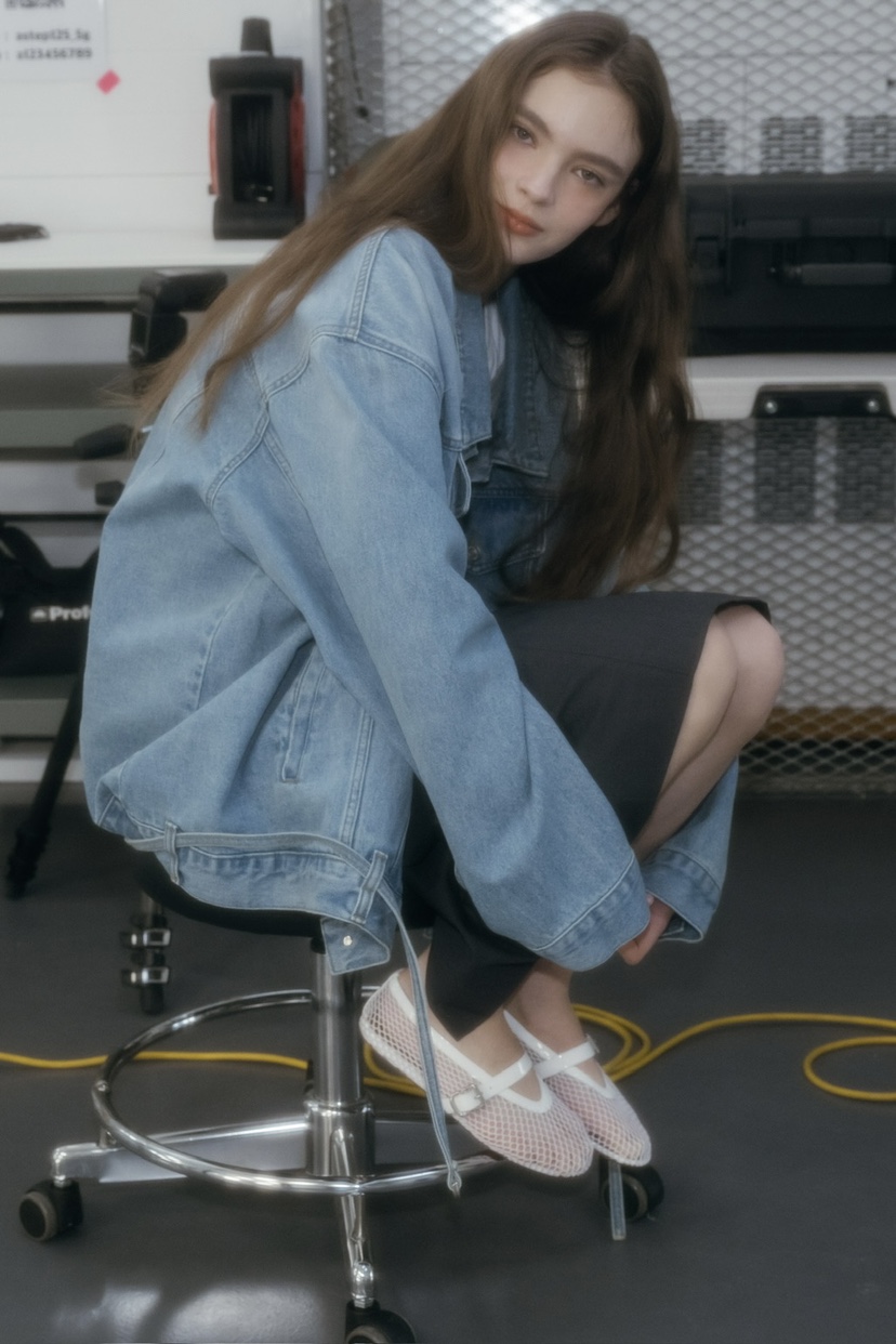 UNBOUND韓國直郵女士新款真品人氣26春夏休閑夾克寬松牛仔UNBOUND夾克