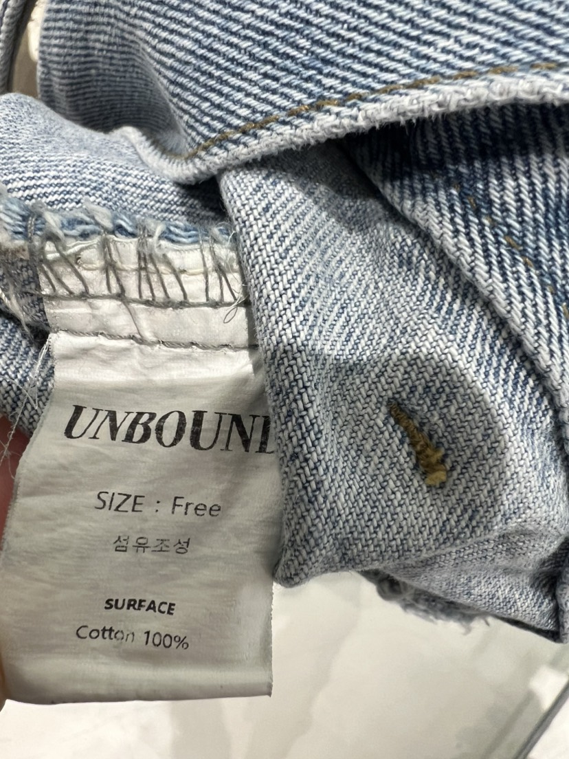 UNBOUND韓國直郵女士新款真品人氣26春夏休閑夾克寬松牛仔UNBOUND夾克