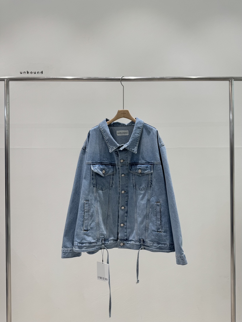 UNBOUND韓國直郵女士新款真品人氣26春夏休閑夾克寬松牛仔UNBOUND夾克圖色1