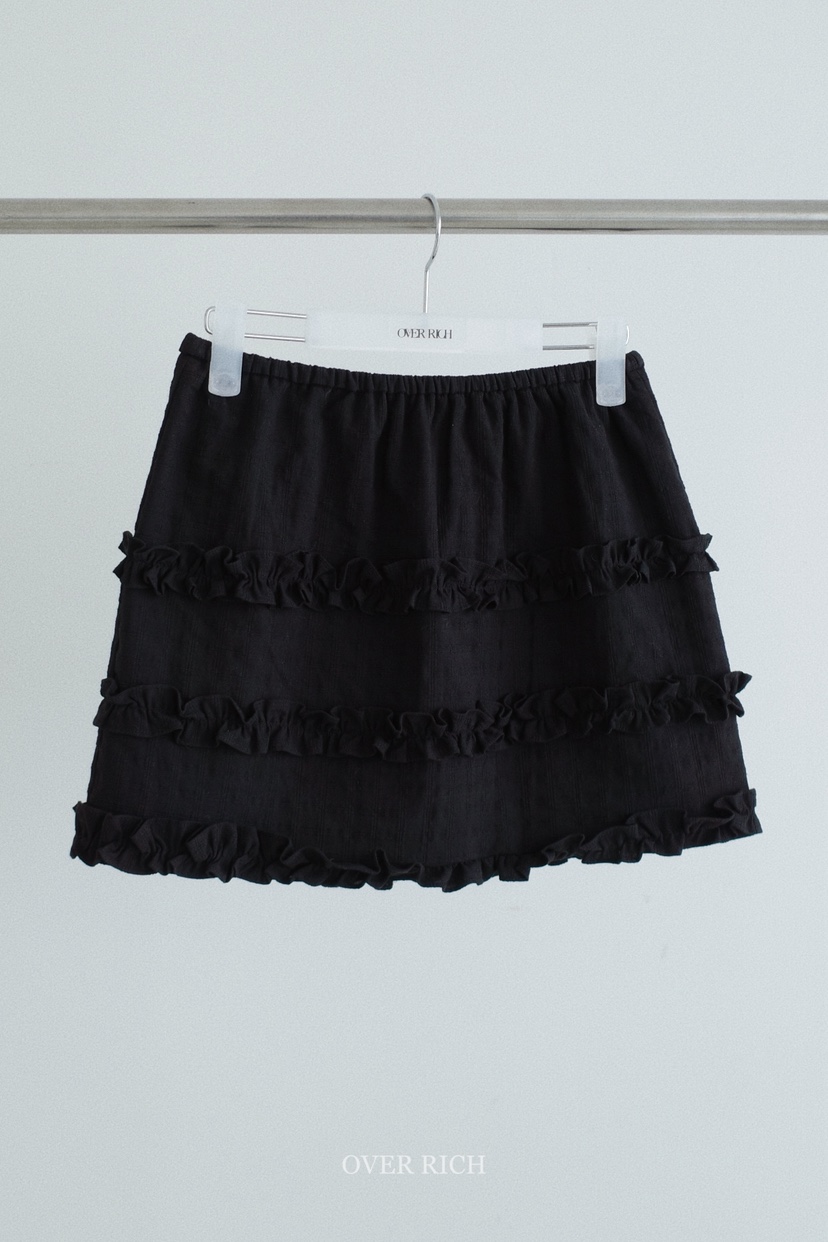 OVER RICH東大門實拍女裝新品推薦真品時尚職業休閑短裙OVER RICH短裙圖色2