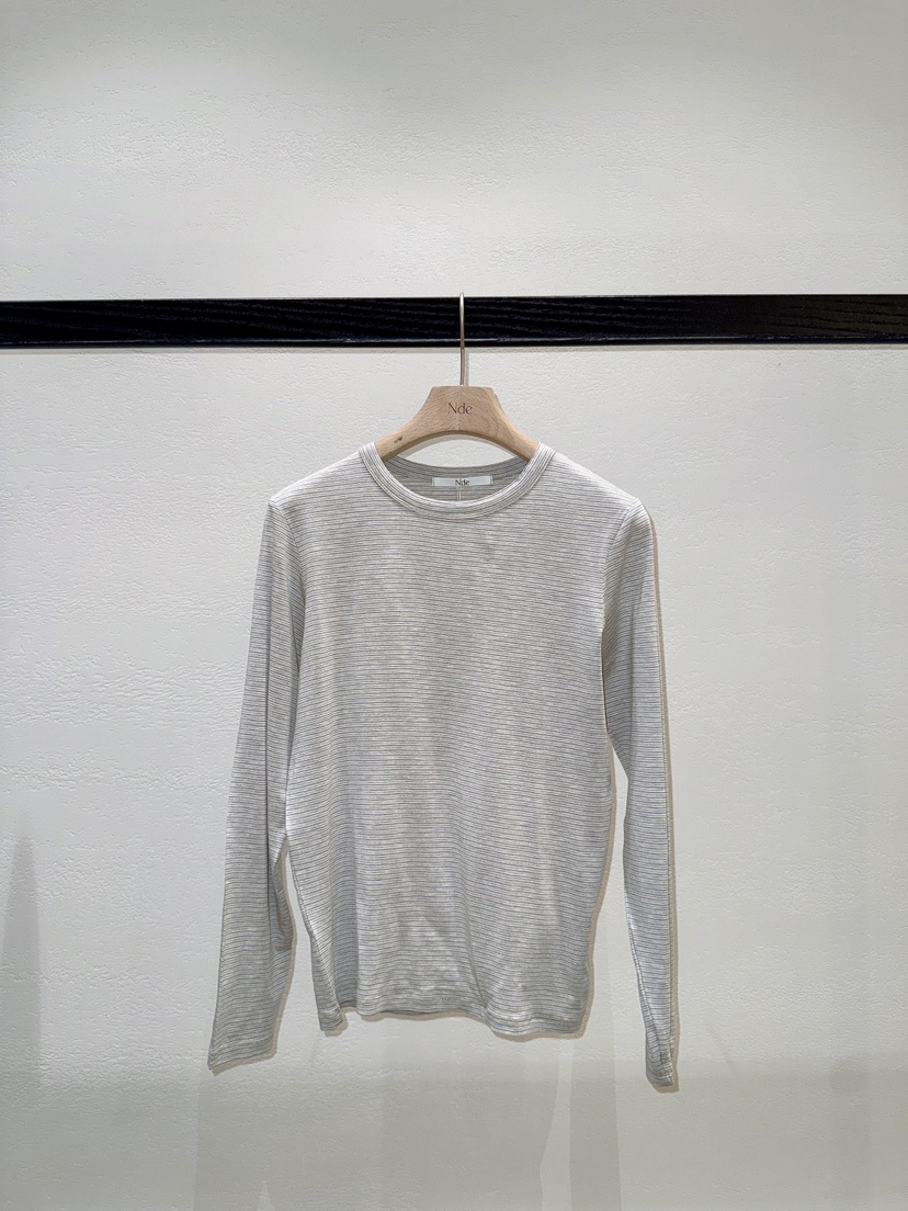 NDE韓國直郵女士新品26春夏真品推薦人氣熱賣休閑長袖T恤BOHEME_NDE長袖T恤圖色2