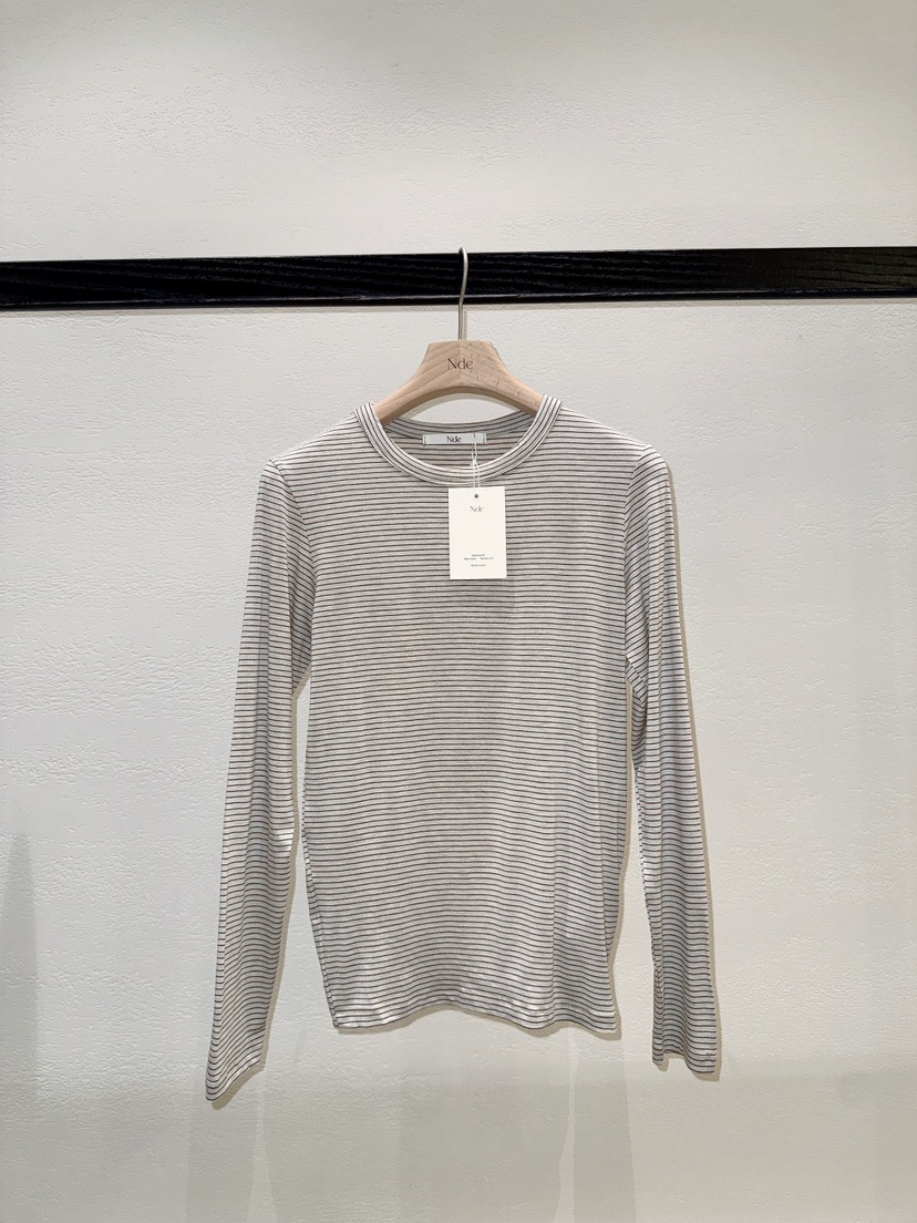 NDE韓國直郵女士新品26春夏真品推薦人氣熱賣休閑長袖T恤BOHEME_NDE長袖T恤圖色3