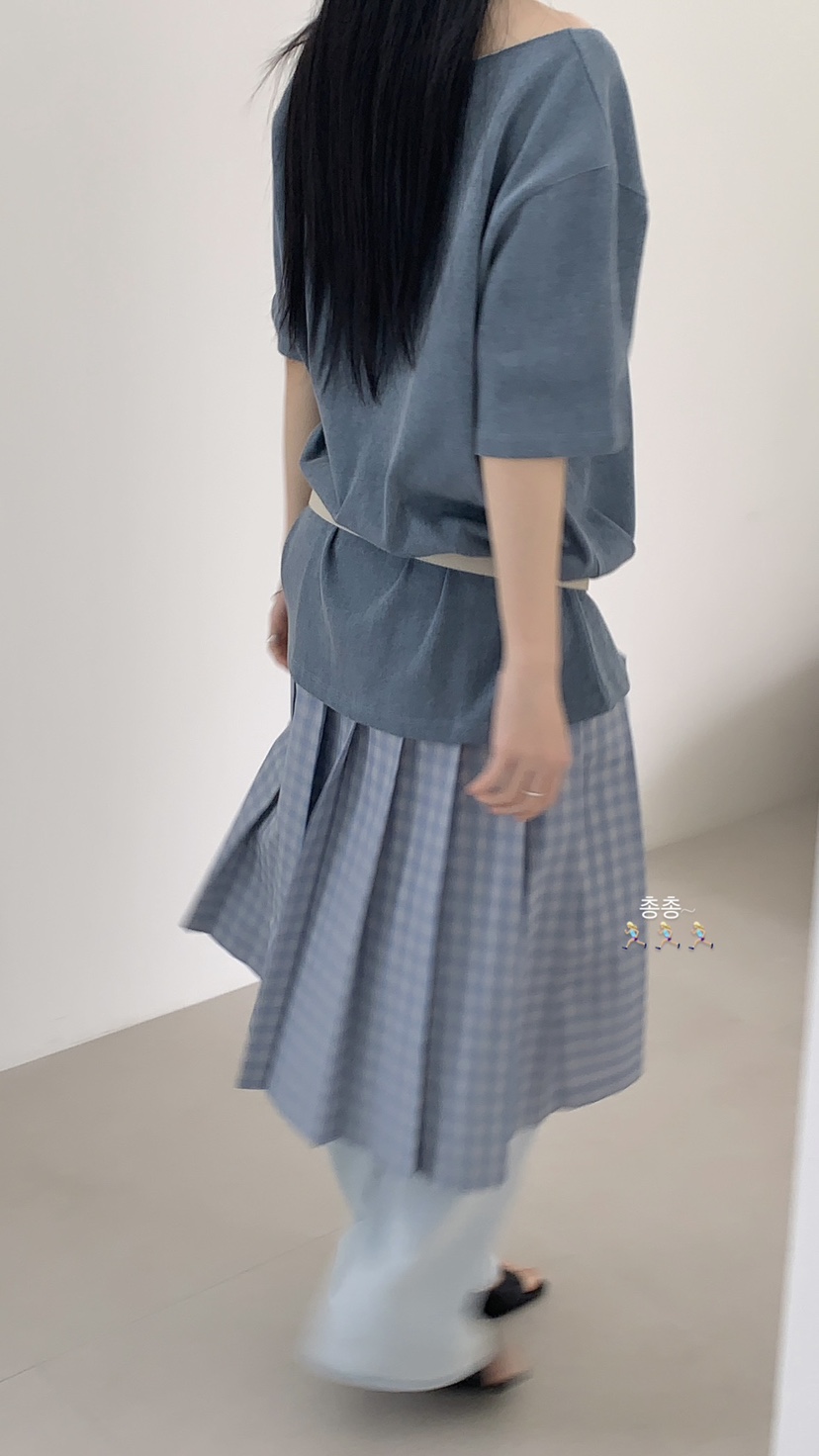 OVER RICH韓國代購女士新品26春夏時尚真品人氣長裙含腰帶OVER RICH長裙