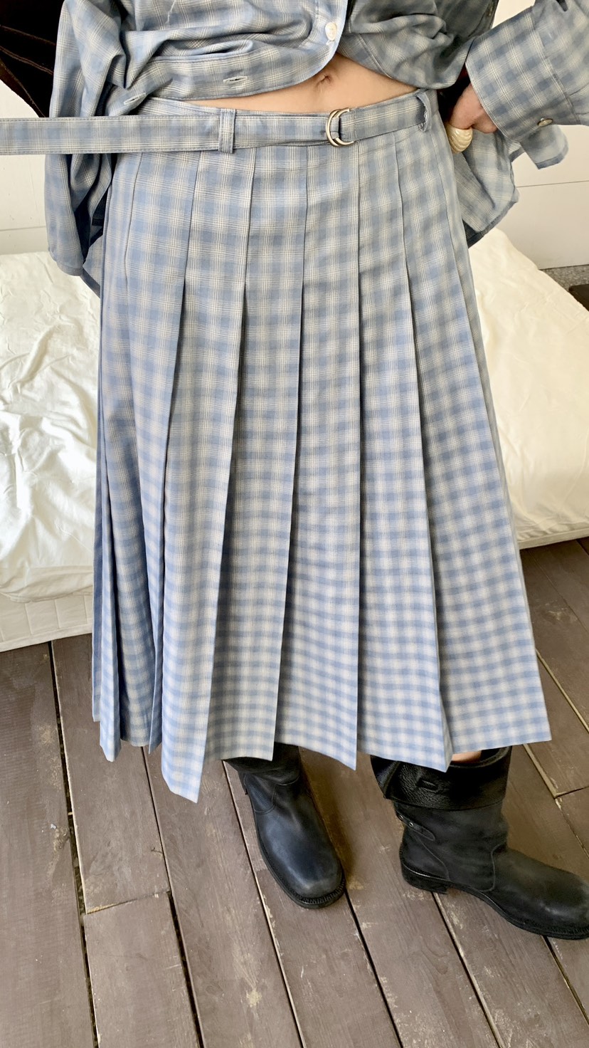 OVER RICH韓國代購女士新品26春夏時尚真品人氣長裙含腰帶OVER RICH長裙圖色2