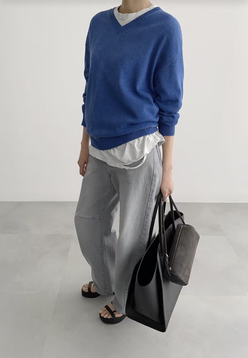 LE VASE東大門直郵女裝新款時尚職業真品人氣熱賣牛仔褲LE VASE牛仔褲