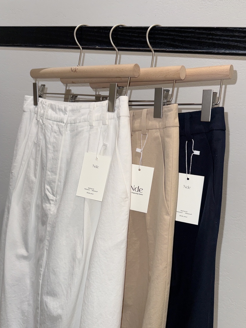 NDE東大門實拍女裝新款職業人氣熱賣真品26春夏長裙棉質褶裥BOHEME_NDE長裙