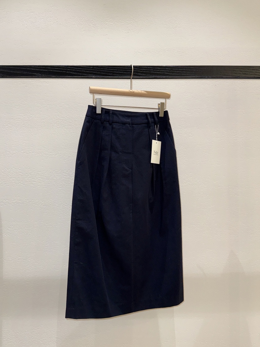 NDE東大門實拍女裝新款職業人氣熱賣真品26春夏長裙棉質褶裥BOHEME_NDE長裙圖色3