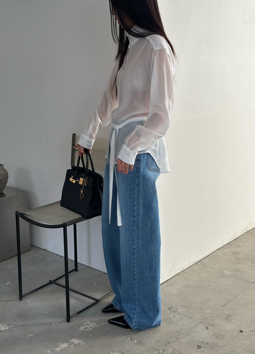 LE VASE東大門代購女裝新款推薦休閑熱賣職業真品牛仔褲LE VASE牛仔褲