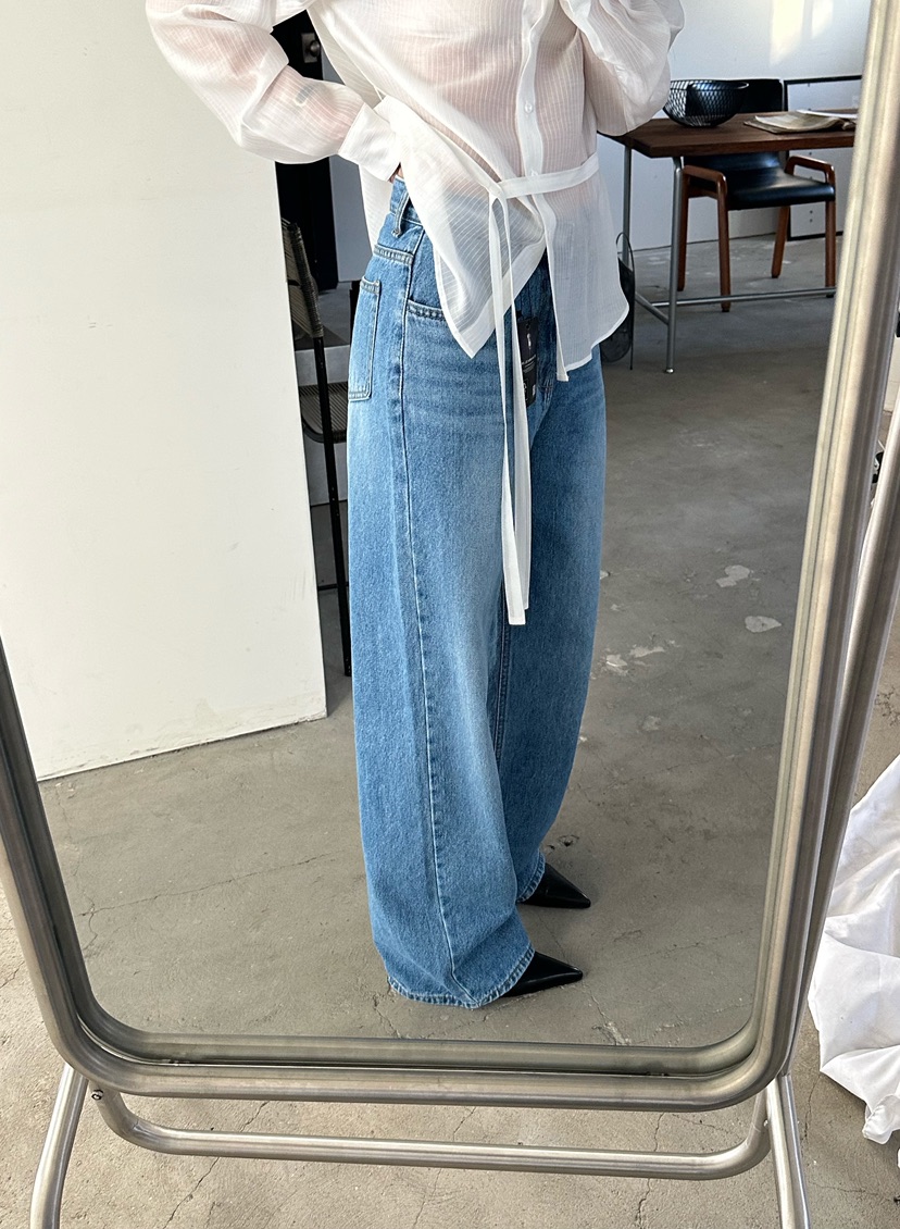 LE VASE東大門代購女裝新款推薦休閑熱賣職業真品牛仔褲LE VASE牛仔褲