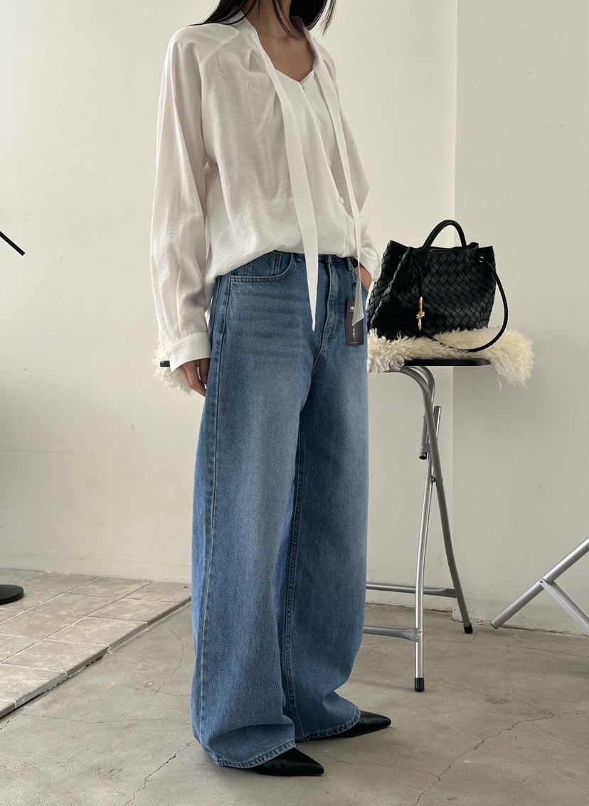 LE VASE東大門代購女裝新款推薦休閑熱賣職業真品牛仔褲LE VASE牛仔褲