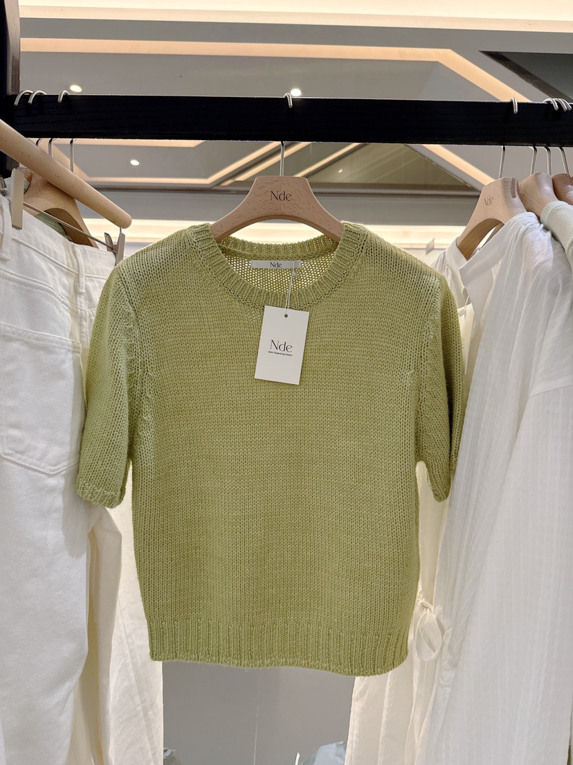 NDE韓國直郵女裝新品26春夏熱賣休閑人氣推薦真品職業針織衫BOHEME_NDE針織衫圖色1
