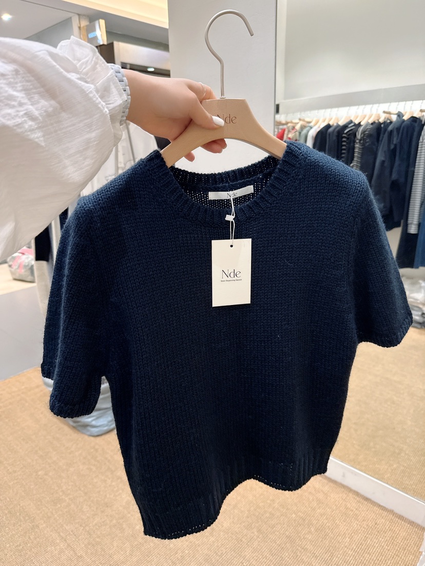 NDE韓國直郵女裝新品26春夏熱賣休閑人氣推薦真品職業針織衫BOHEME_NDE針織衫圖色3