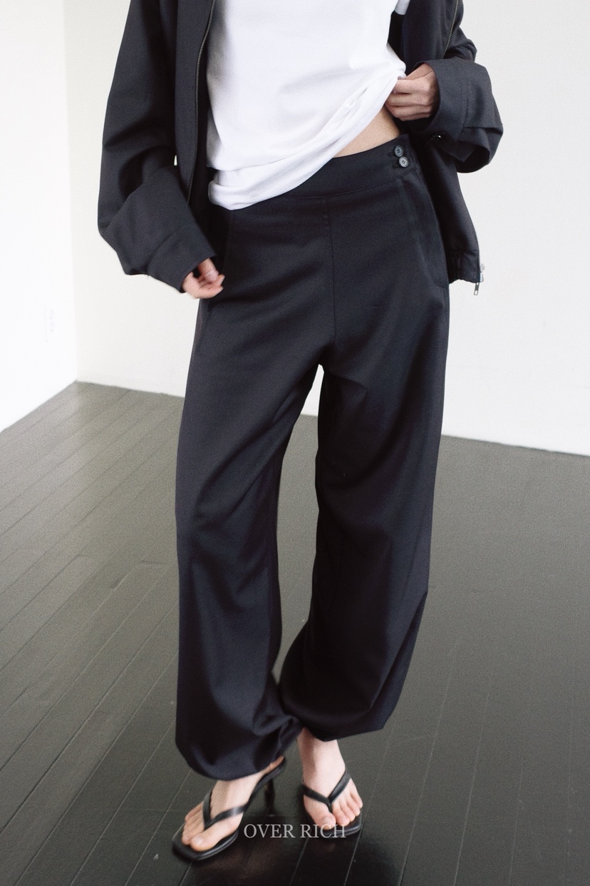 OVER RICH韓國代購女裝新款休閑職業推薦熱賣真品休閑褲OVER RICH休閑褲