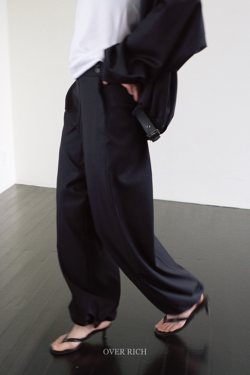 OVER RICH韓國代購女裝新款休閑職業推薦熱賣真品休閑褲OVER RICH休閑褲