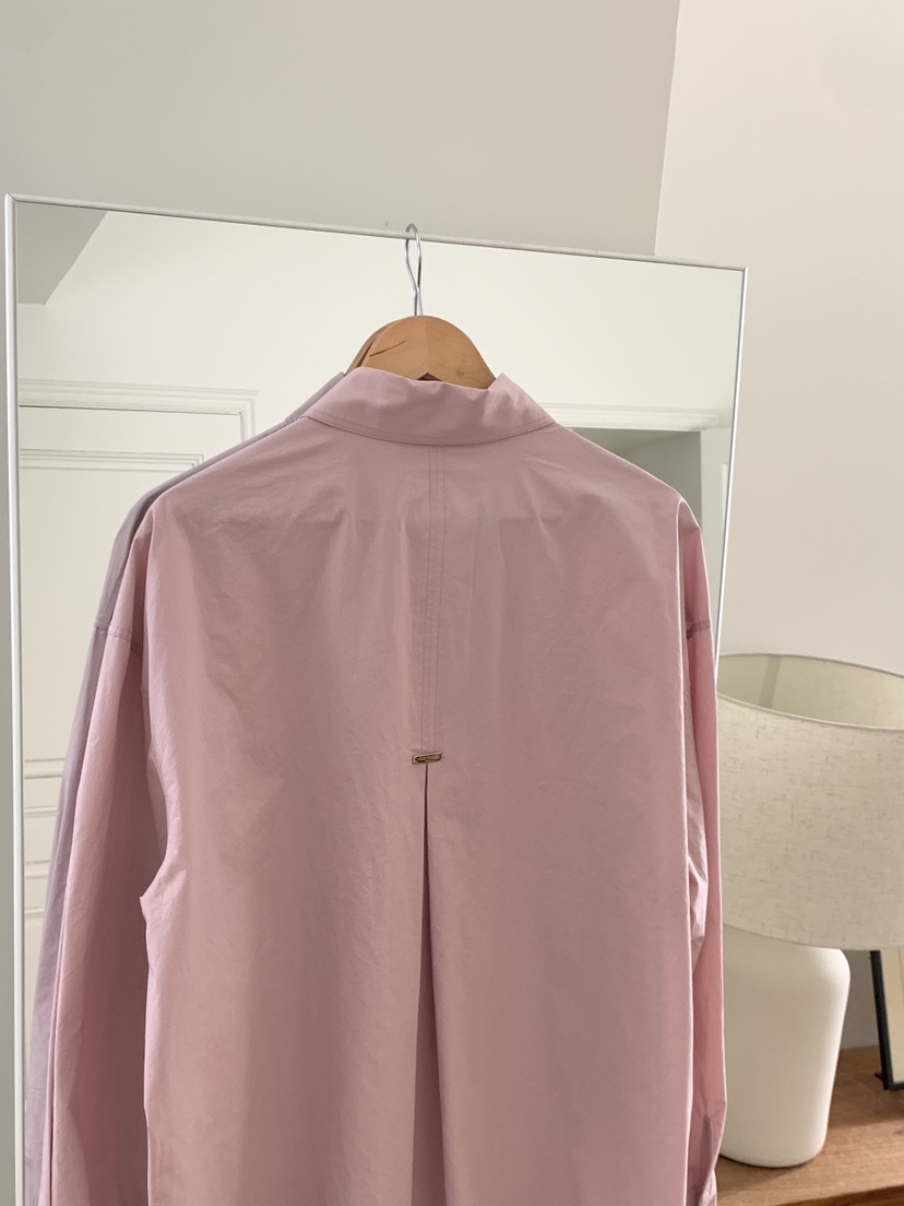 NOTHING東大門直郵女士新款熱賣職業26春夏襯衫蕾絲衫棉質寬松NOTHING襯衫/蕾絲衫