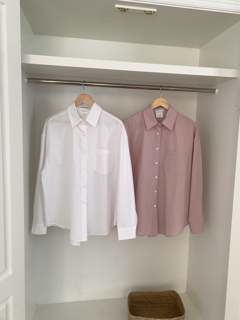 NOTHING東大門直郵女士新款熱賣職業26春夏襯衫蕾絲衫棉質寬松NOTHING襯衫/蕾絲衫