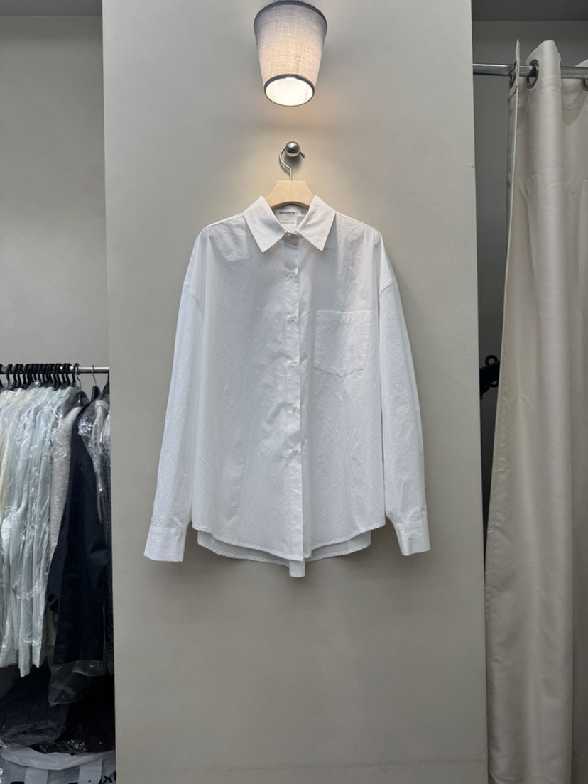 NOTHING東大門直郵女士新款熱賣職業26春夏襯衫蕾絲衫棉質寬松NOTHING襯衫/蕾絲衫圖色2