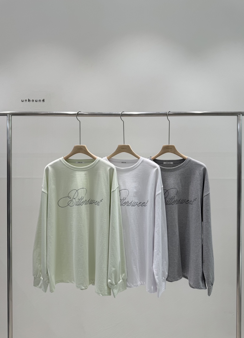 UNBOUND東大門實拍女士新品真品人氣推薦時尚職業長袖T恤UNBOUND長袖T恤